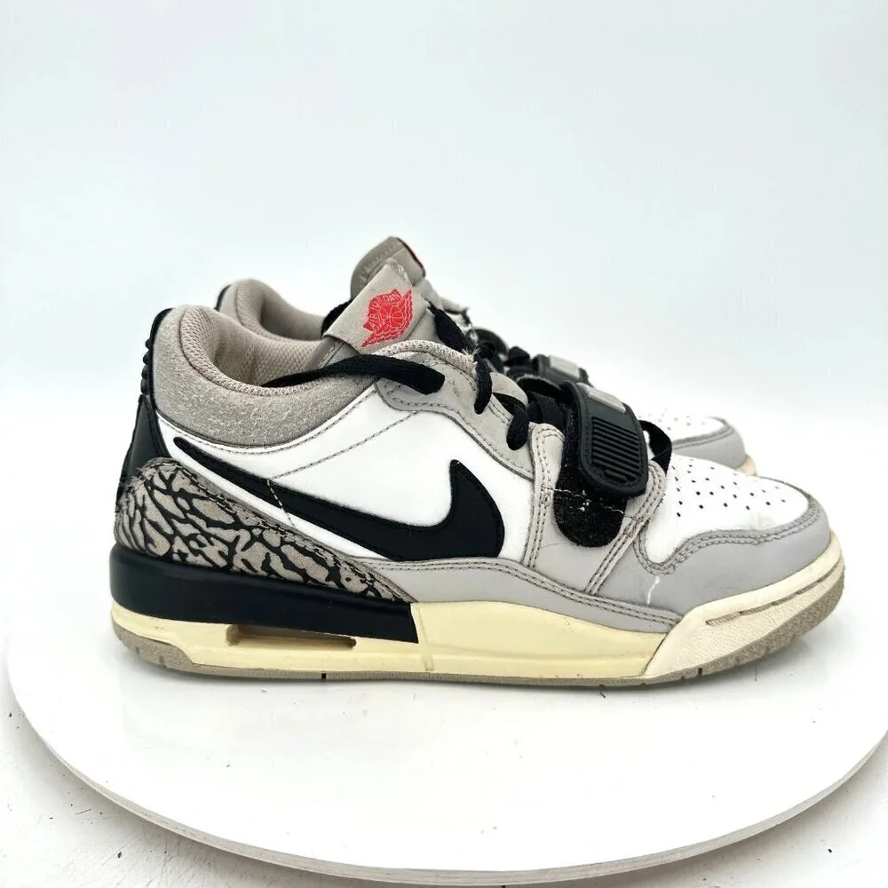 Nike Air Jordan Legacy 312 Youth Size 5Y Women 6.5 CD9054 101 Grey Cement Shoes
